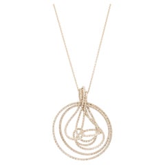H. Stern 18K Noble Gold Zephyr Diamond Pendant Necklace