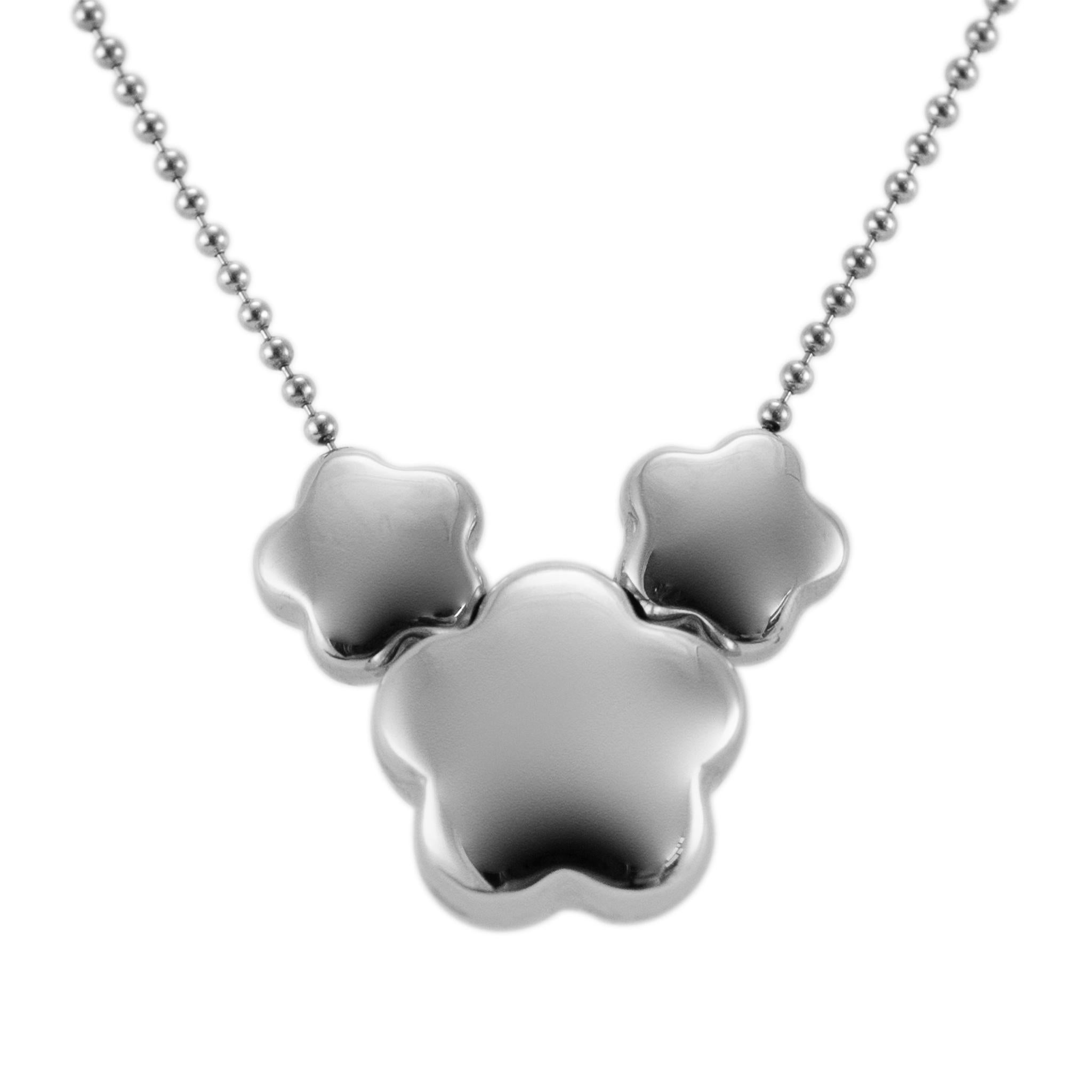 Brand: H. Stern 

Gender: Ladies

Metal Type: 18K White Gold

Length: 16.00 inches

Weight: 3.23 grams

One ladies 18K white gold single strand, necklace. The metal was tested and determined to be 18K white gold. Engraved with 