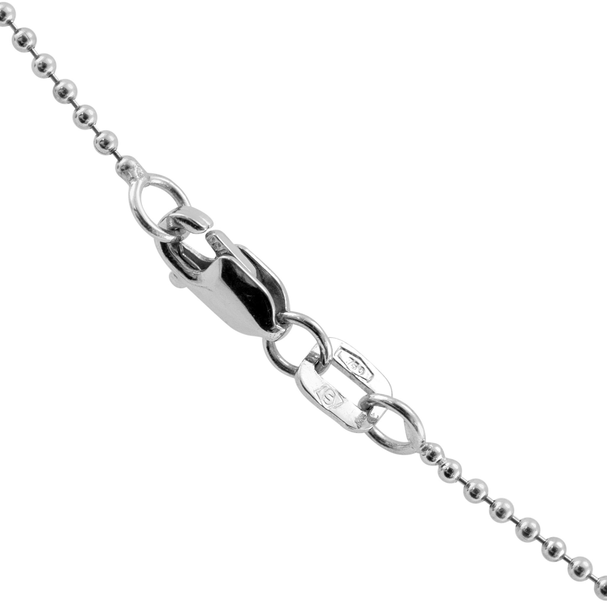 H. Stern 18K White Gold Gliding Three Flower Pendant Necklace For Sale 1