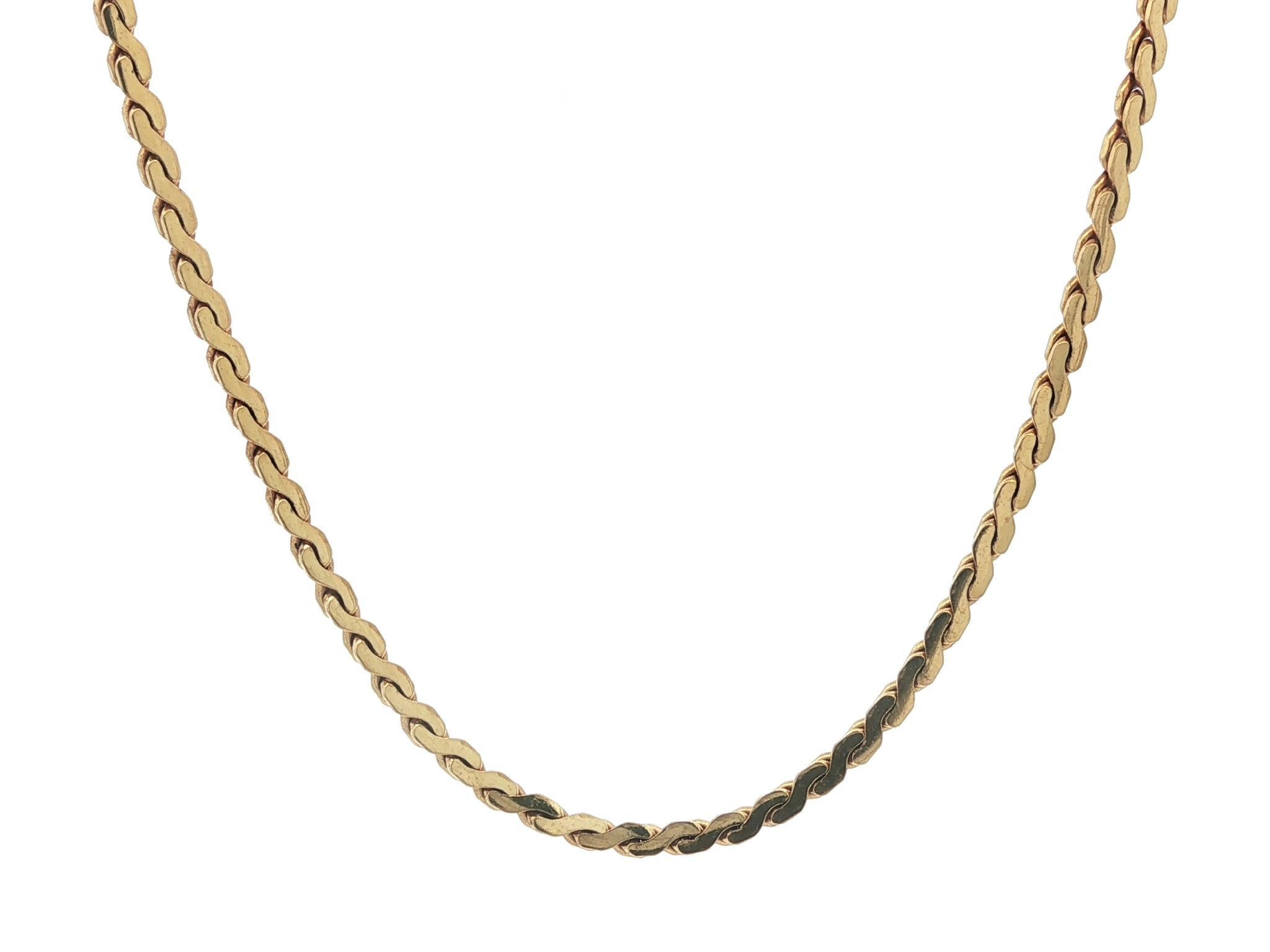 H. Stern - Collana con catena a S in oro giallo 18 carati da 17