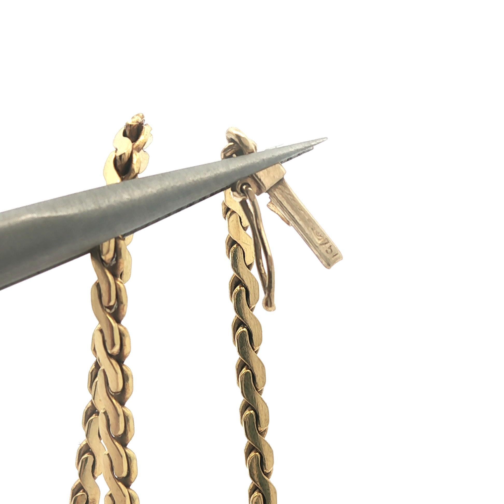 H. Stern - Collana con catena a S in oro giallo 18 carati da 17