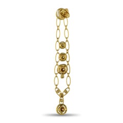 H. Stern 18K Yellow Gold 2.07ct Diamond Dangle Earrings