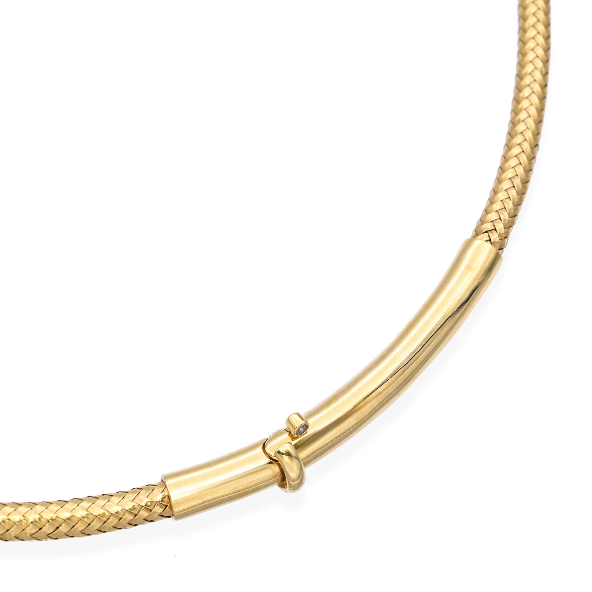 H Stern 18k Yellow Gold Copernicus Necklace In Good Condition For Sale In New York, NY
