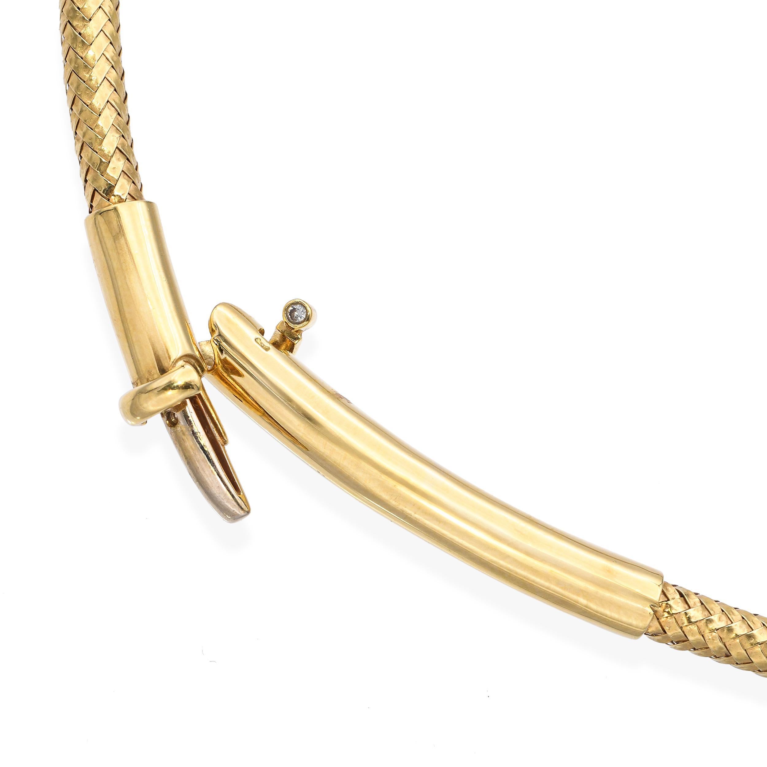 H Stern 18k Yellow Gold Copernicus Necklace For Sale 1
