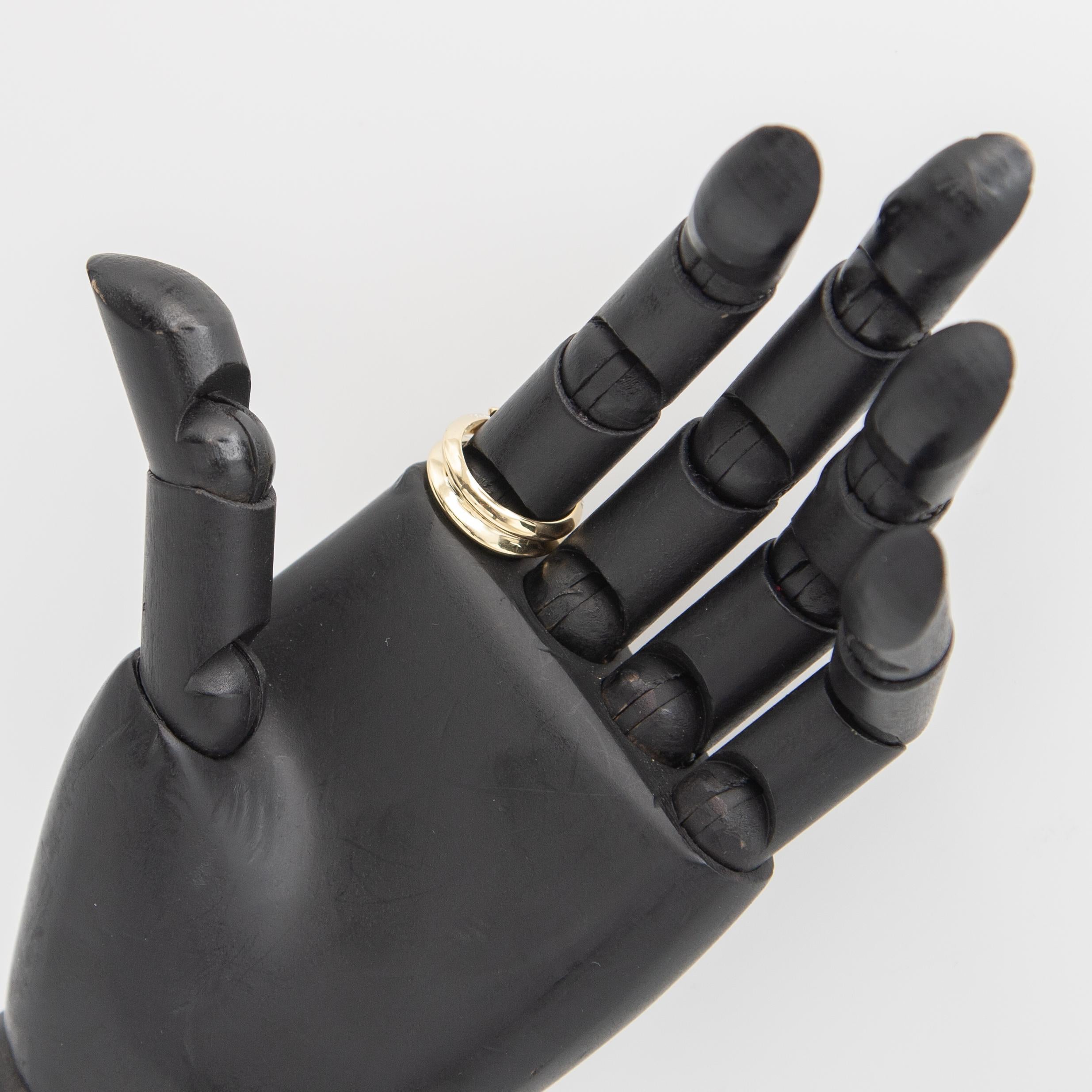 H. Stern Bague enveloppante en or jaune 18K avec diamants Unisexe en vente