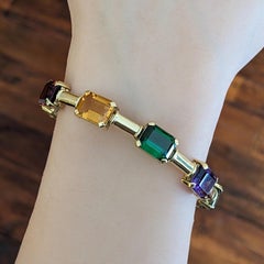 H. Stern 18k Yellow Gold Multi-Gem Bracelet