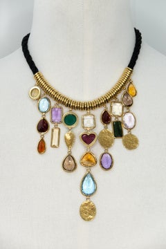 H. Stern Collier de pierres précieuses multicolores en or jaune 18K