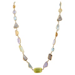 H. Stern Collar de gemas multicolores de oro amarillo de 18 quilates HS40-050526