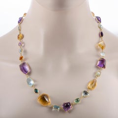 H. Stern Aquamarine, Citrine, Tourmaline, Topaz, Amethyst and Garnet Necklace