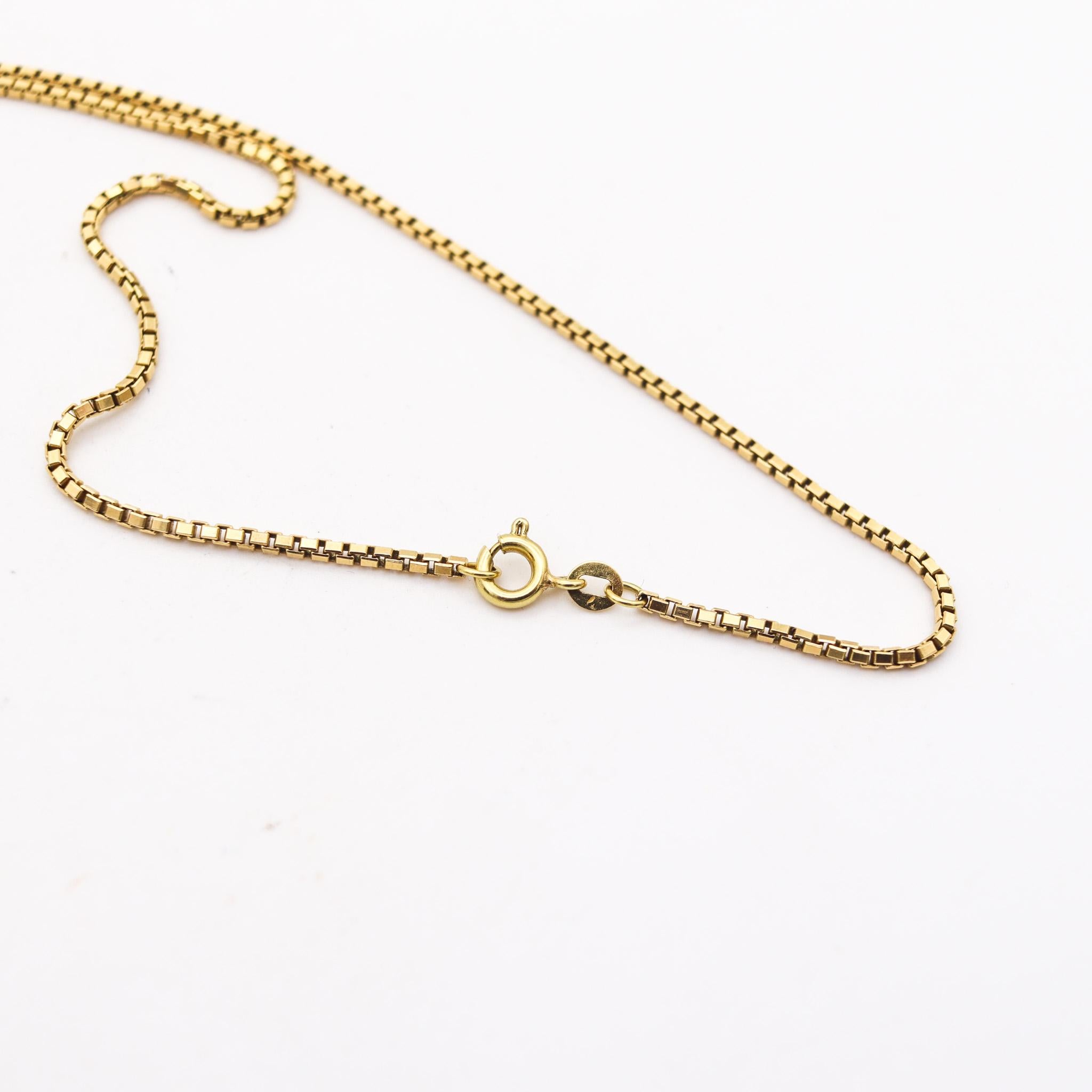 H Stern Brazil Halskette mit Anhänger aus 18 Karat Gold mit 14,77 Karat Spinell und Diamanten (Brillantschliff) im Angebot