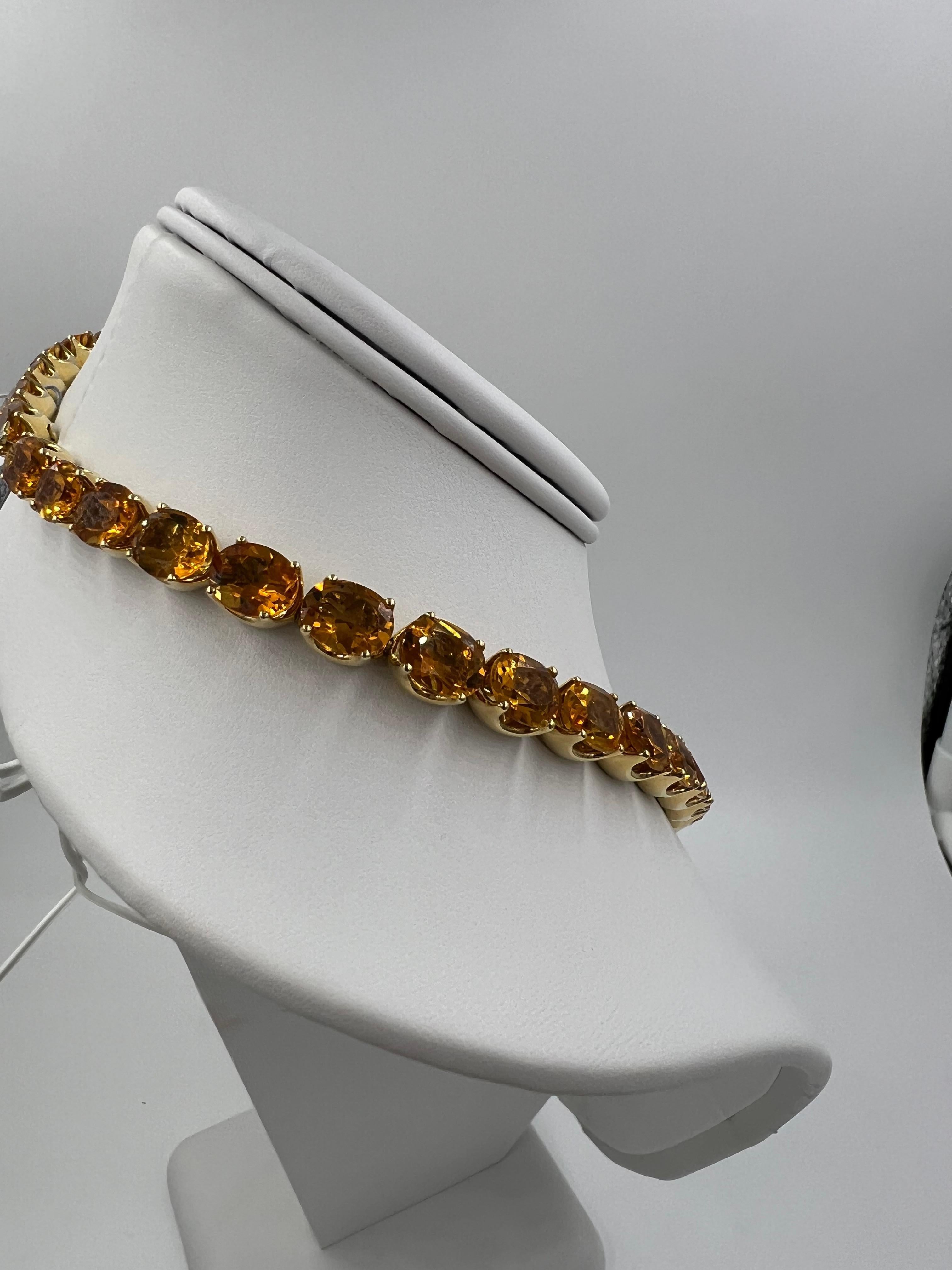 H. Stern Citrine Riviera Yellow Gold Necklace 4