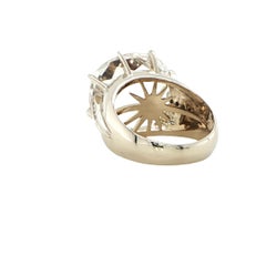 H. Stern Cobblestone Quartz and Diamond Ring in 18K Noble Gold