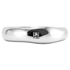 H. Stern Constance Collection Anillo de oro noble de 18 quilates con diamantes talla princesa