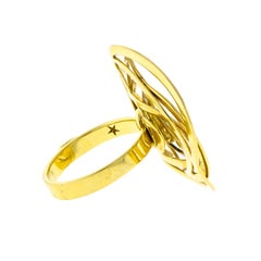 H. Stern Demi Parure Grupo Corpo 18 Karat Yellow Gold Earrings and Ring