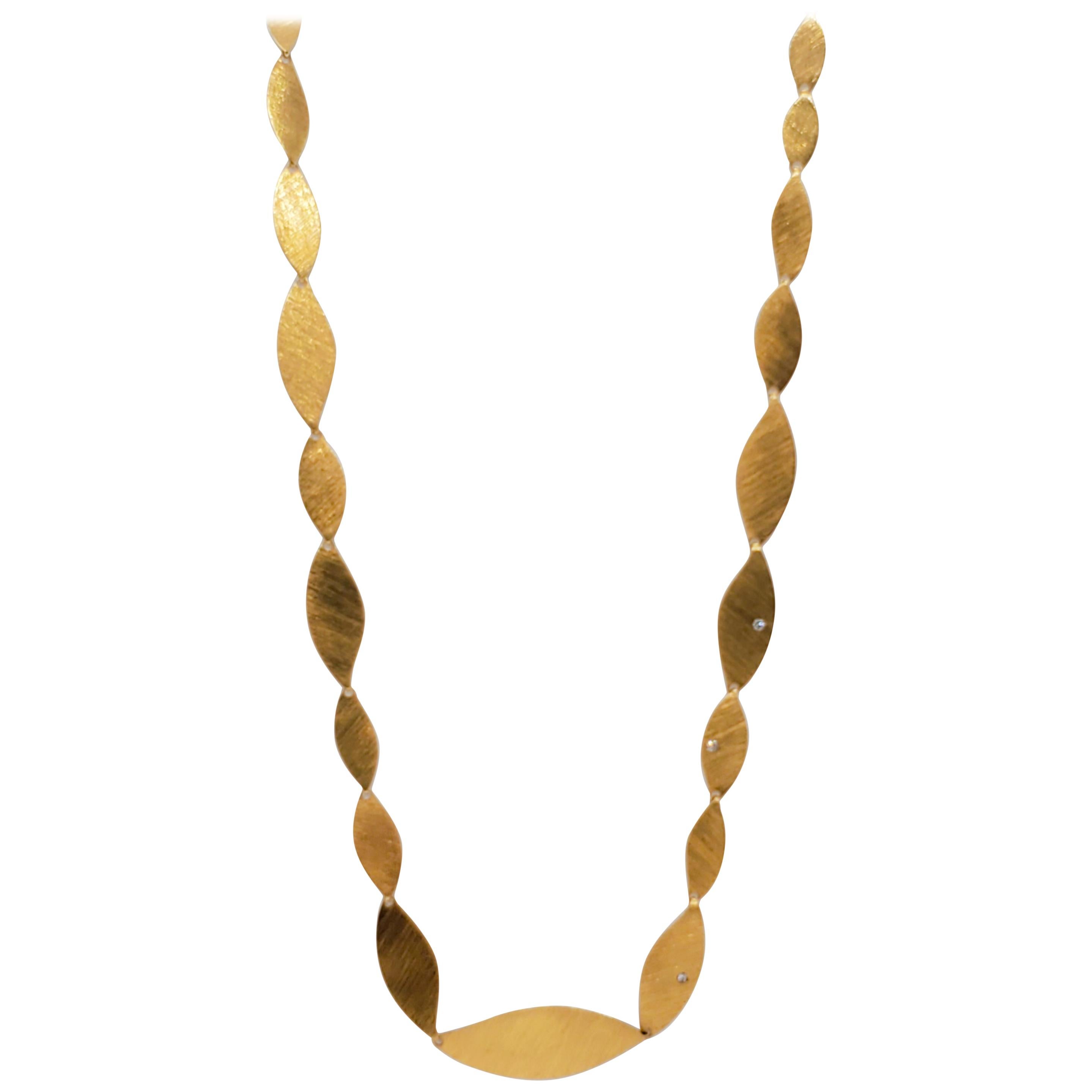 H. Stern Diamond and Gold Necklace