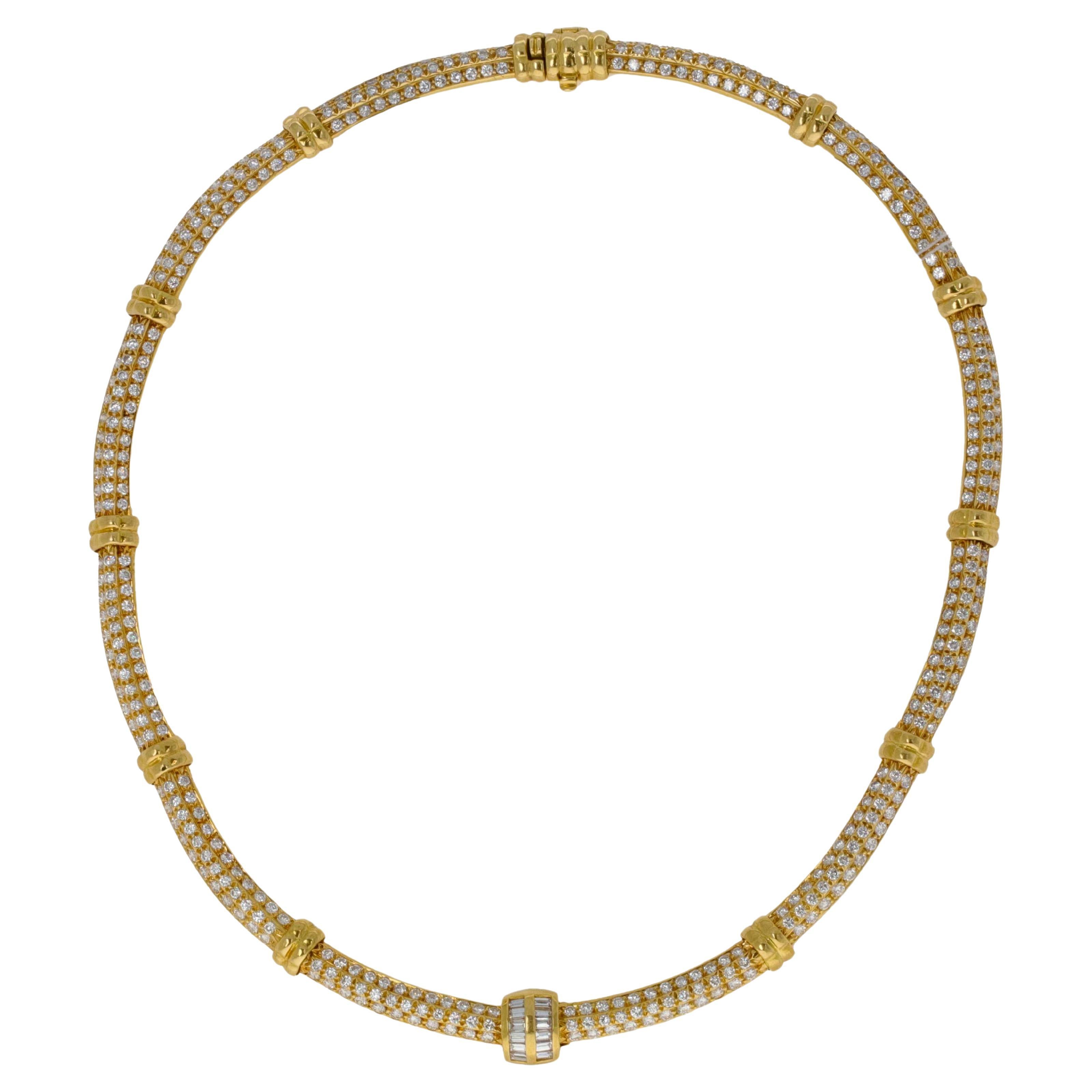 H. Stern Diamond Choker Necklace