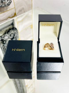 H Stern Diamond Swirl Ring in 18k Rose Gold