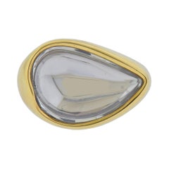 H. Stern DVF Gold Crystal Love Harmony Laughter Ring