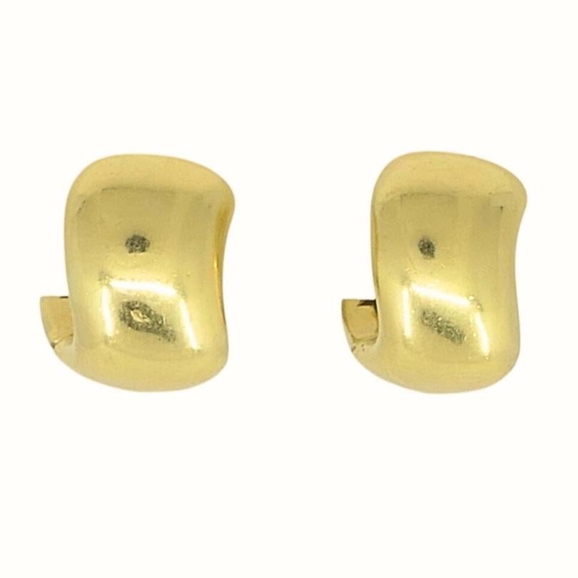 Women's H. Stern Earrings 18k Hammered Gold