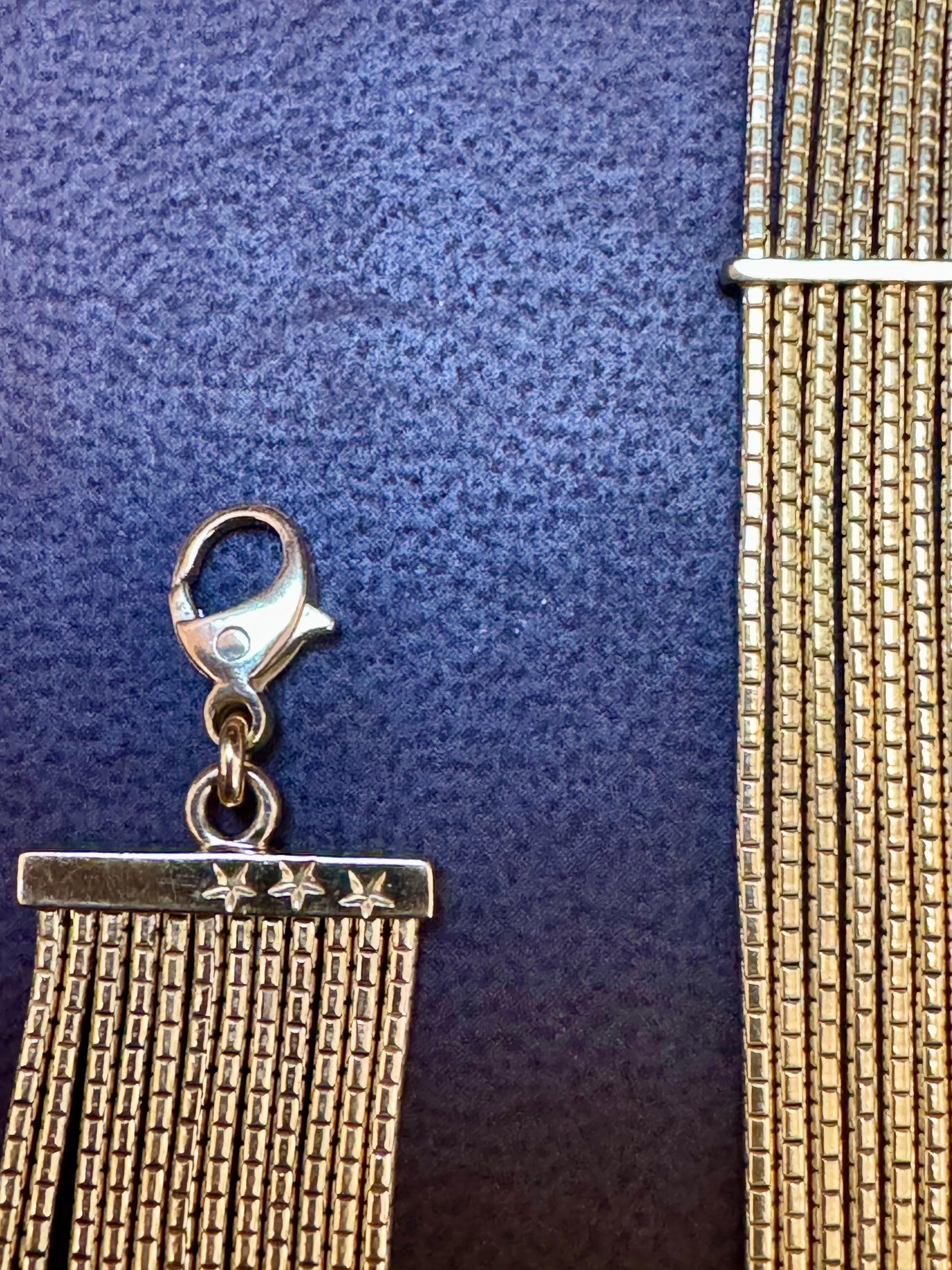 H. Collection'Stern Filamenti in oro 18KY Collana e Bracciale, 85 Gm in vendita 5