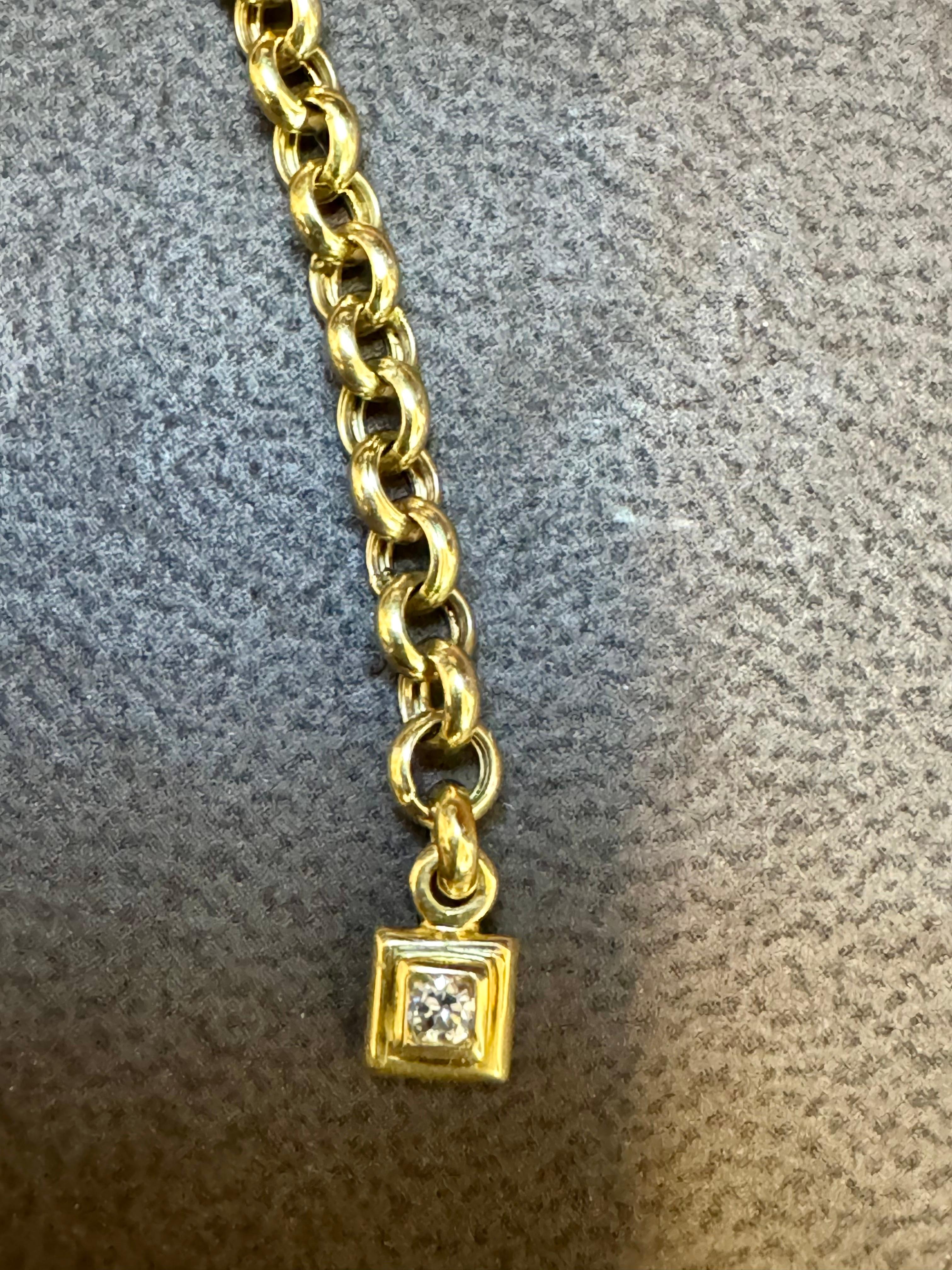 H. Collection'Stern Filamenti in oro 18KY Collana e Bracciale, 85 Gm in vendita 4