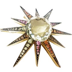 H. Stern Spilla colossale di grandi dimensioni con gemme incastonate