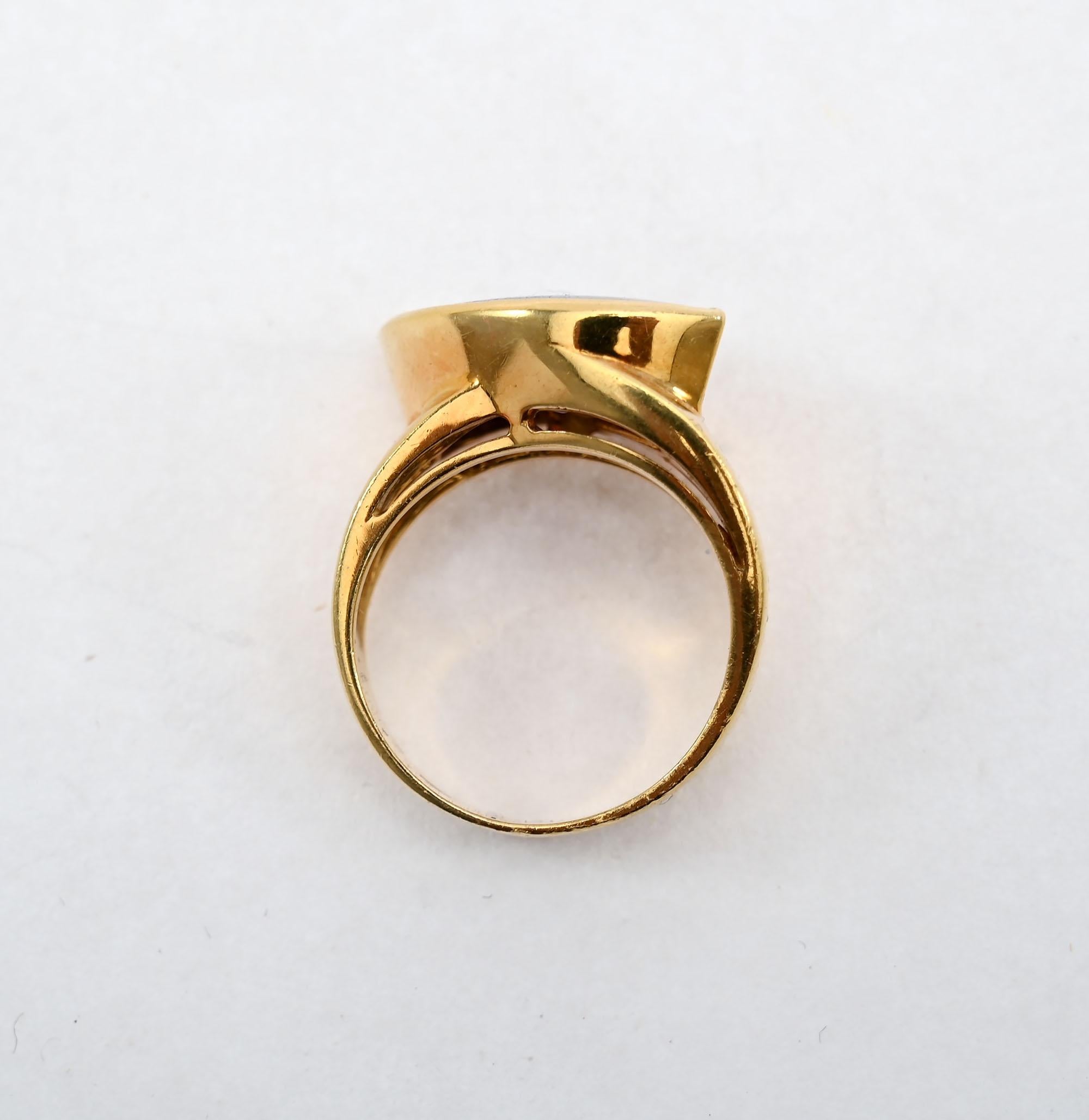 H. Stern Gold und Amethyst Ring im Zustand „Hervorragend“ im Angebot in Darnestown, MD