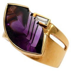 H. Stern Gold und Amethyst Ring