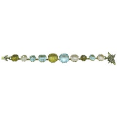 H. Stern Gold and Multi Gem and Diamond Bracelet