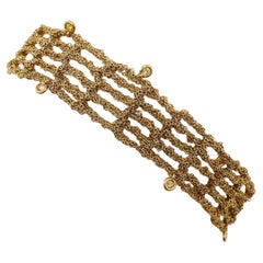 Vintage H. Stern Gold Bracelet with Diamonds