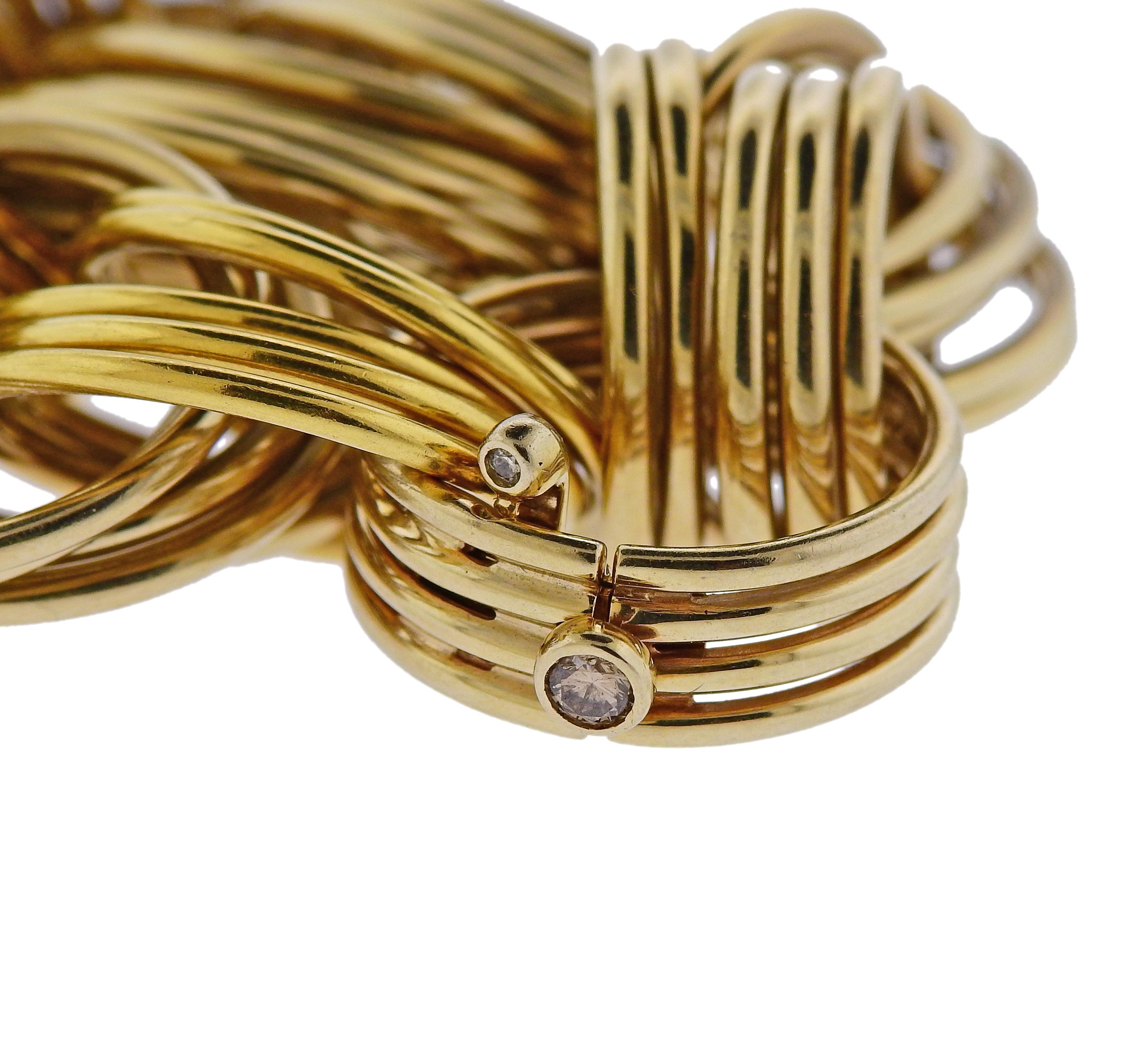 H. Stern Gold Link Bracelet In Excellent Condition In Lambertville, NJ