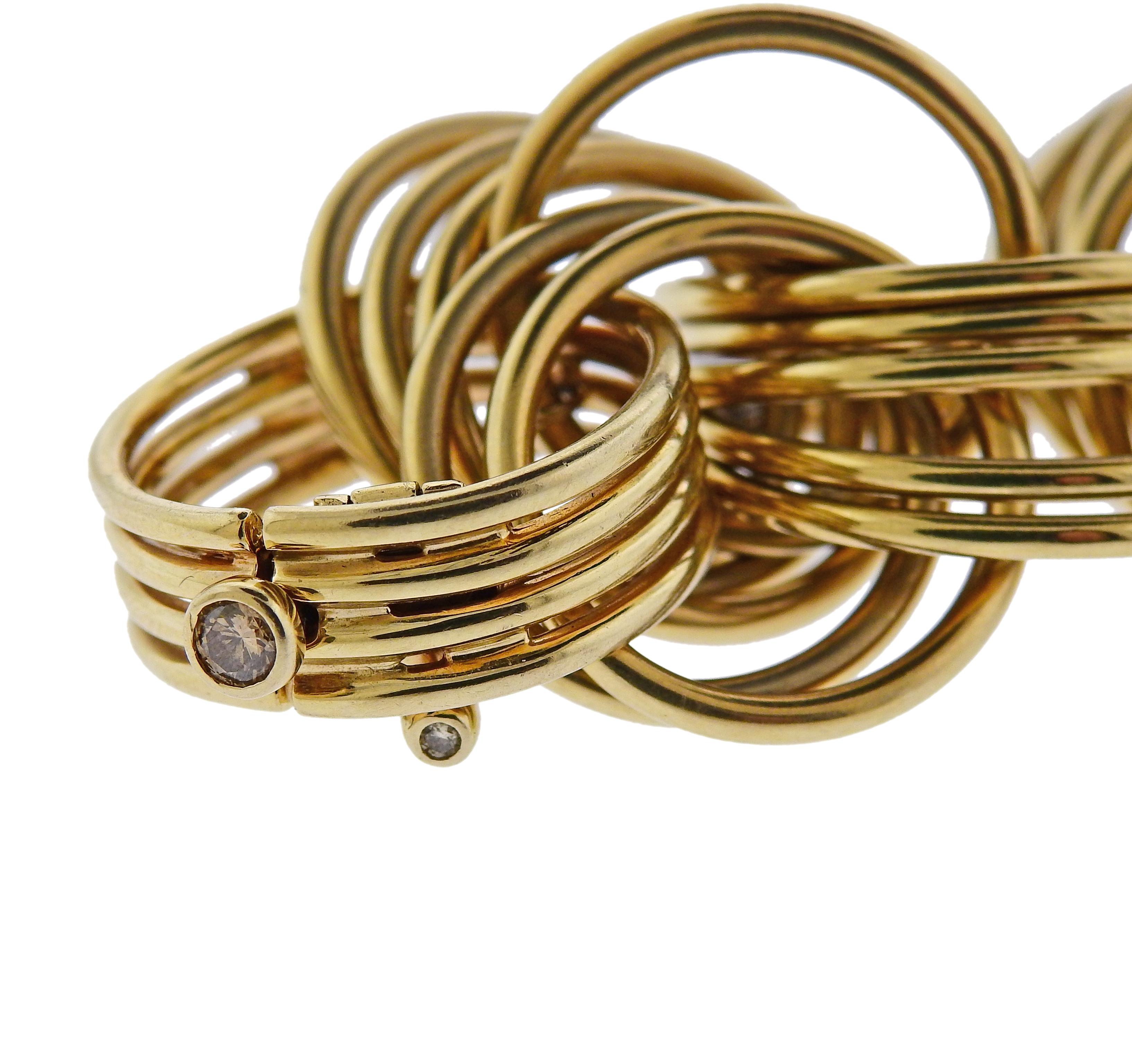 H. Stern Gold Link Bracelet 1