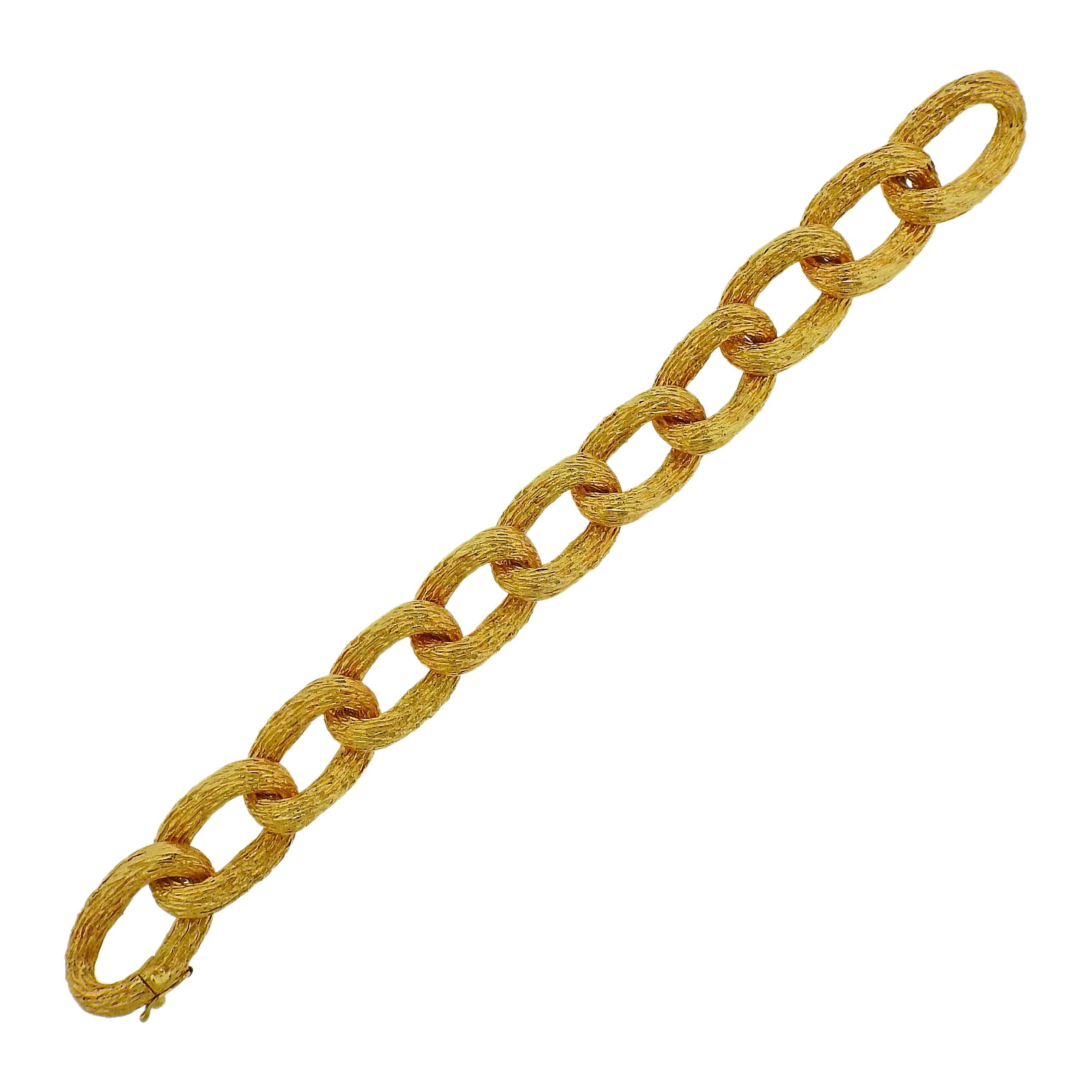 H. Stern Gold Link Bracelet For Sale