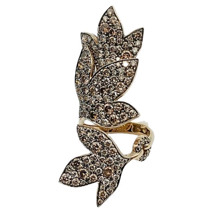 H. Stern Gold Ring with Diamonds For Sale at 1stDibs