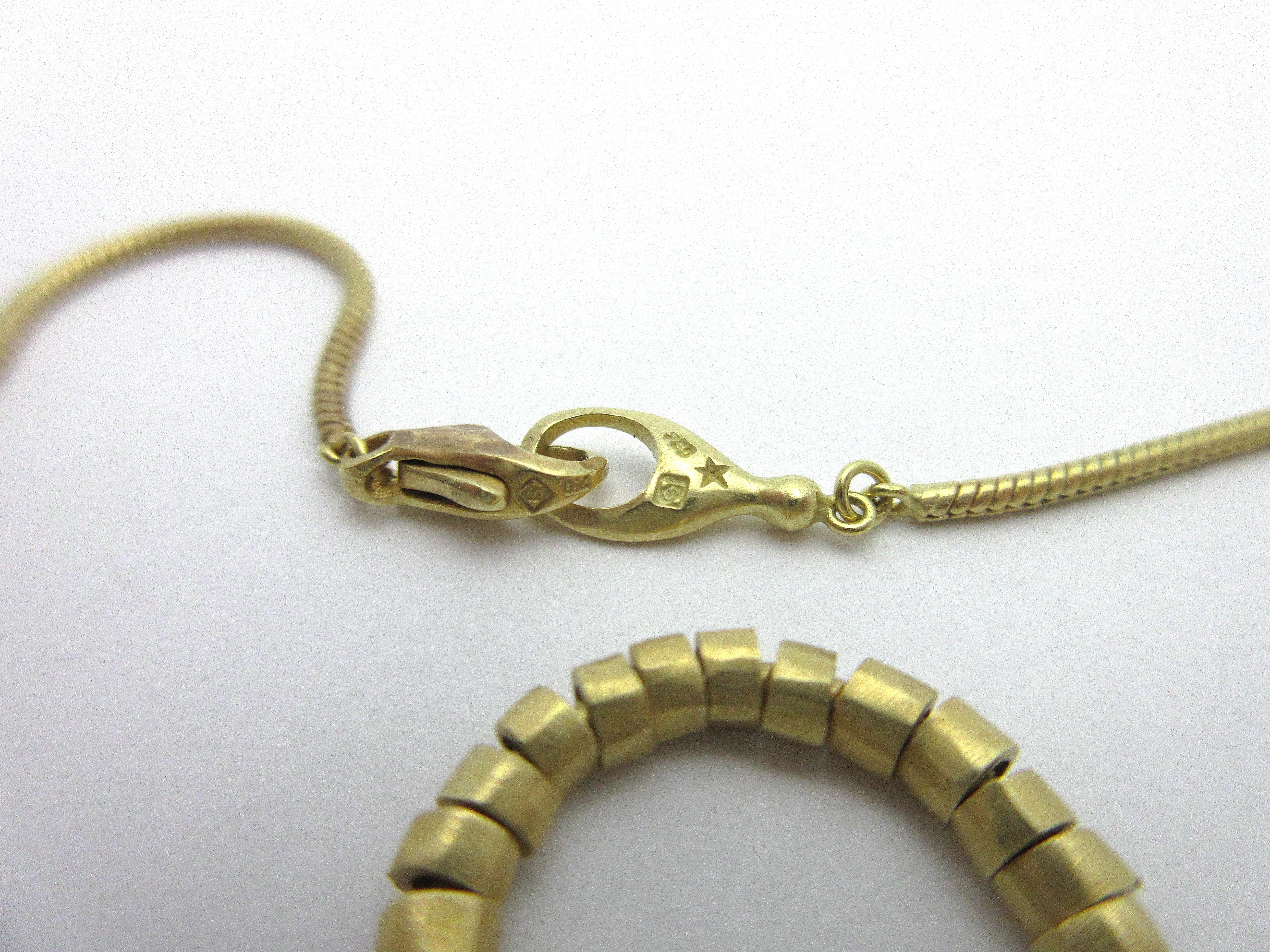 18k gold name necklace