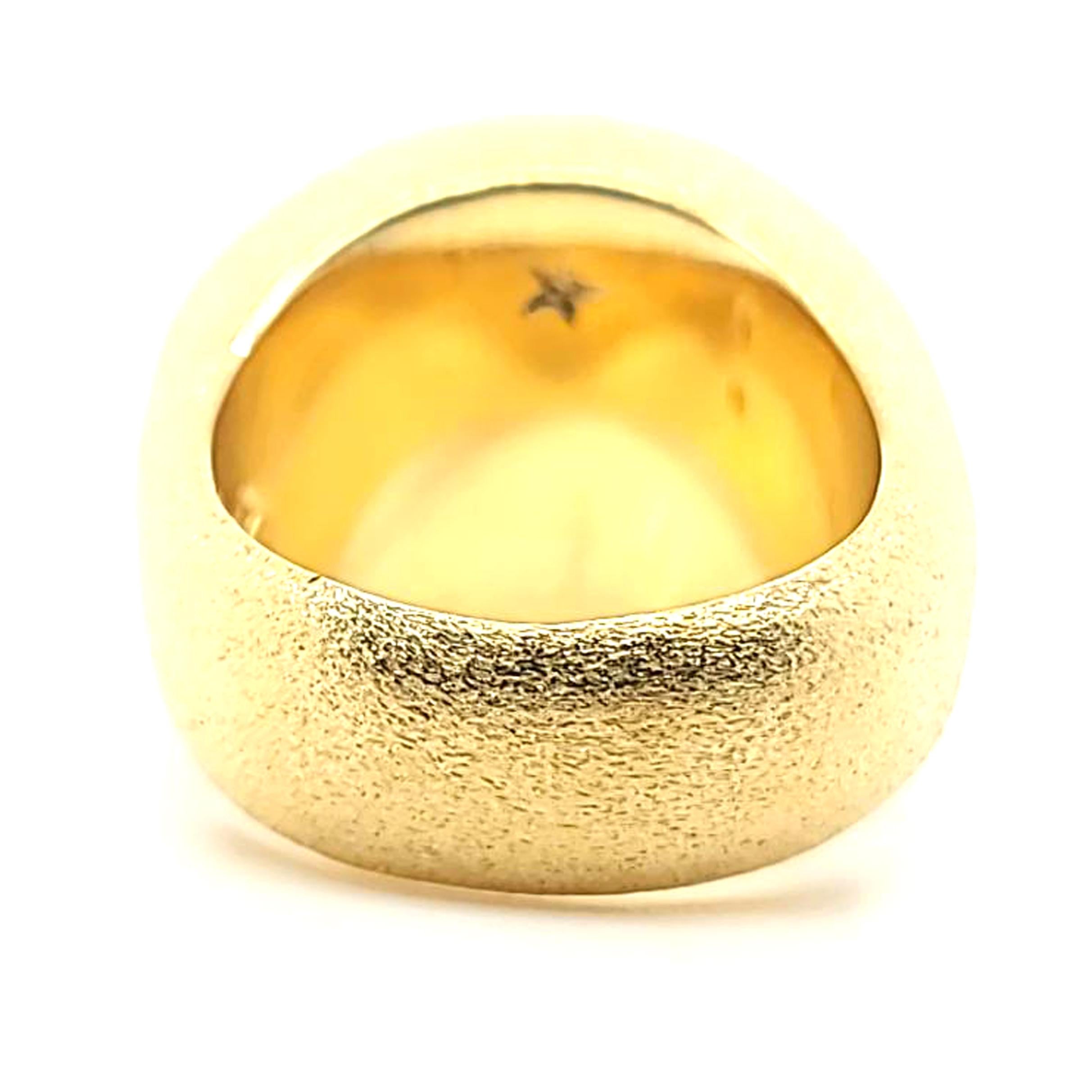 H. Stern Golden Stones Dome Ring Yellow Gold For Sale 1