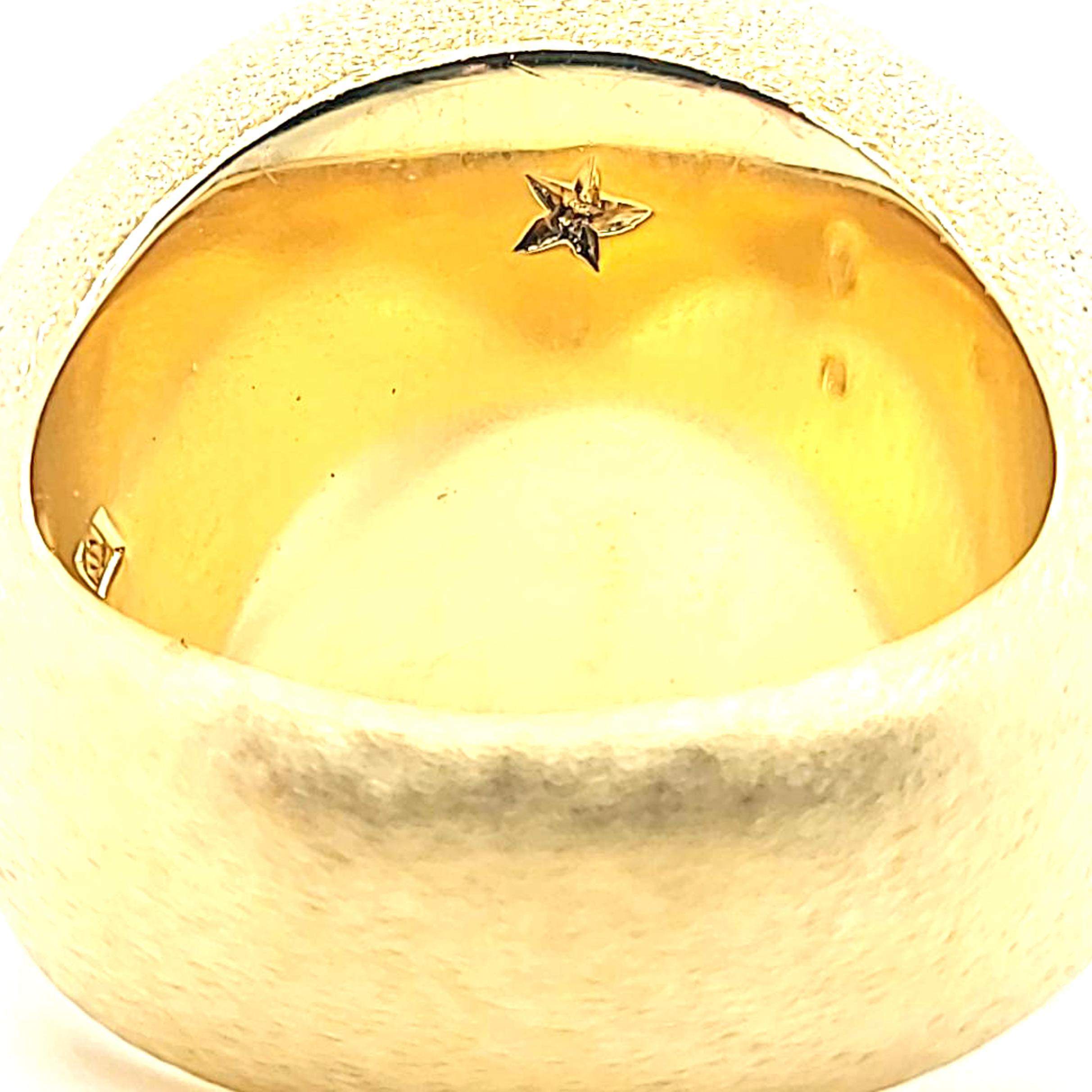 H. Stern Golden Stones Dome Ring Yellow Gold For Sale 2