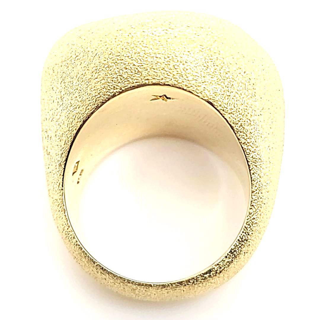 H. Stern Golden Stones Dome Ring Yellow Gold For Sale 4