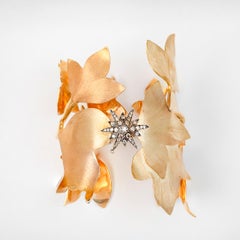 H. Stern Hera Brown Diamond 18 Karat Gold Cuff Bracelet