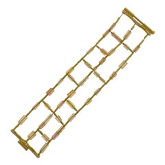 H. Stern Imperial Topaz Diamond Gold Bracelet