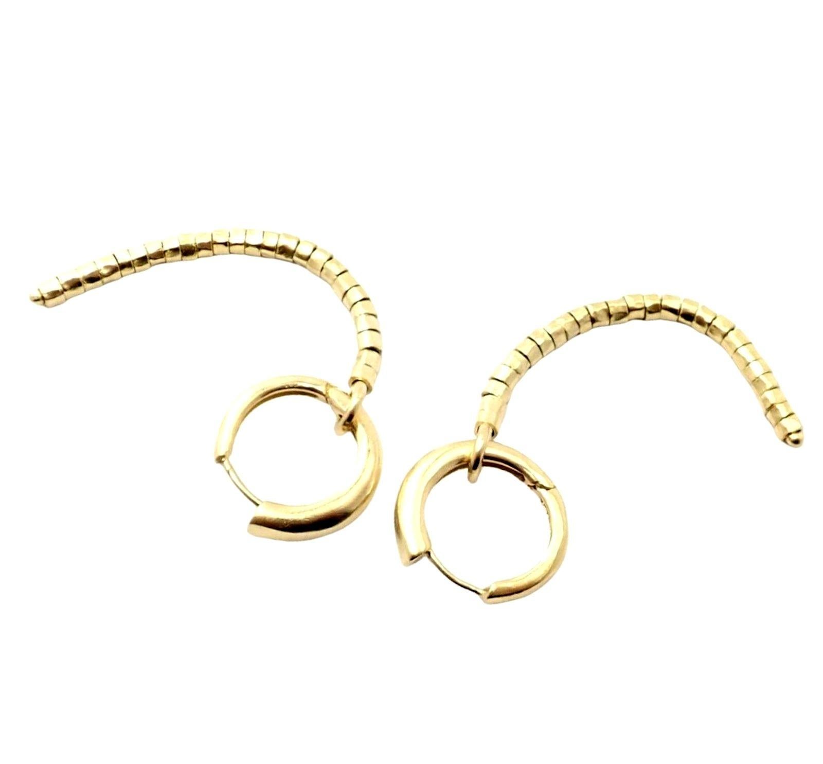 h stern hoop earrings