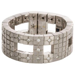 H Stern Metropolis Collection 18 Karat White Gold and Diamond Ring, Ring