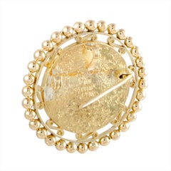 H. Stern Multi-Gemstone Mosaic Yellow Gold Pendant /Brooch