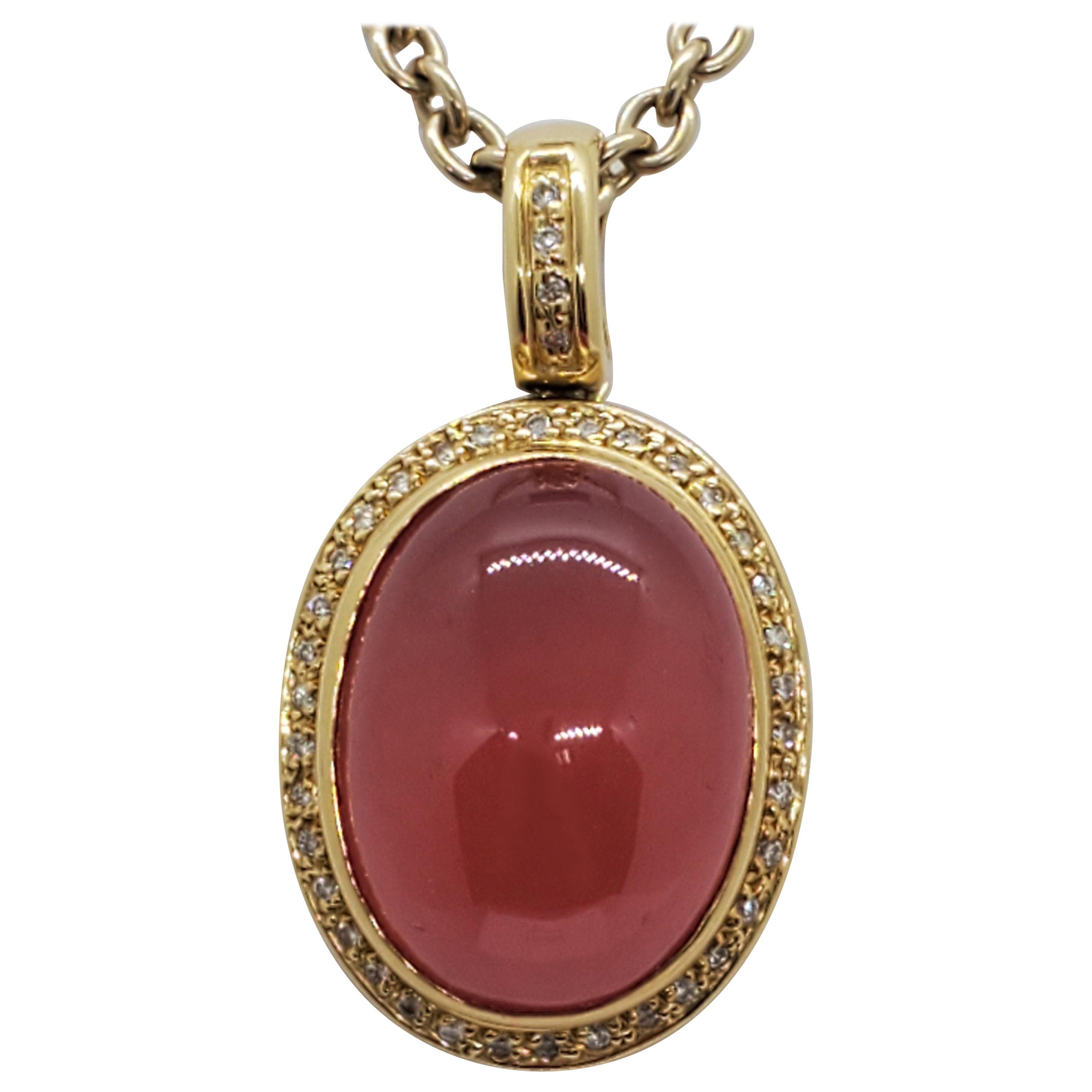 H. Stern Brown Diamond Gold Pendant Necklace at 1stDibs h stern