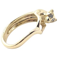 H. Stern Panther Diamond Yellow Gold Ring