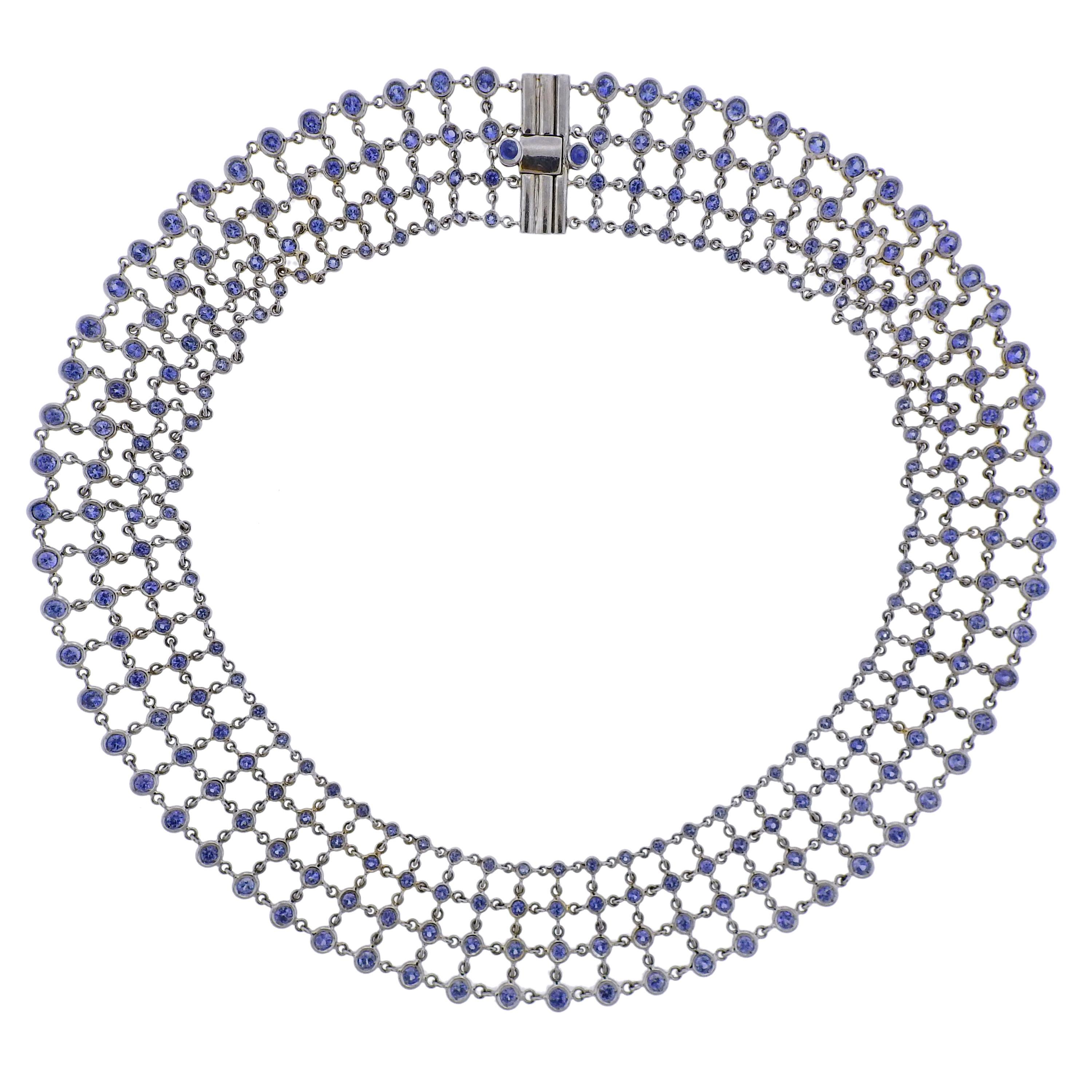 H. Stern Sapphire Gold Necklace at 1stDibs