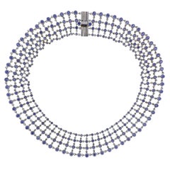 H. Stern Sapphire Gold Necklace