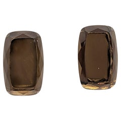 H. Stern Smoky Quartz Earrings in 18k Yellow Gold