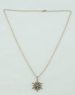 H. Stern Star Collection Large Star 18K Yellow Gold Pendant With Chain Necklace