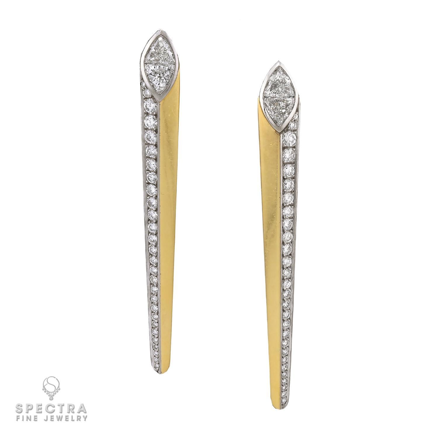 Mixed Cut H. Stern Vintage Gold Diamond Demi-Parure Suite, 1950s For Sale